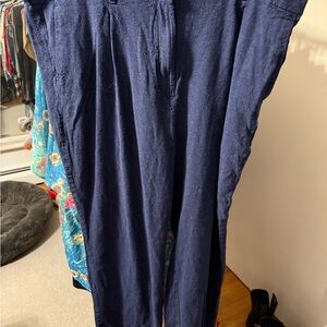 Old Navy Dark Blue Wide Leg Trousers